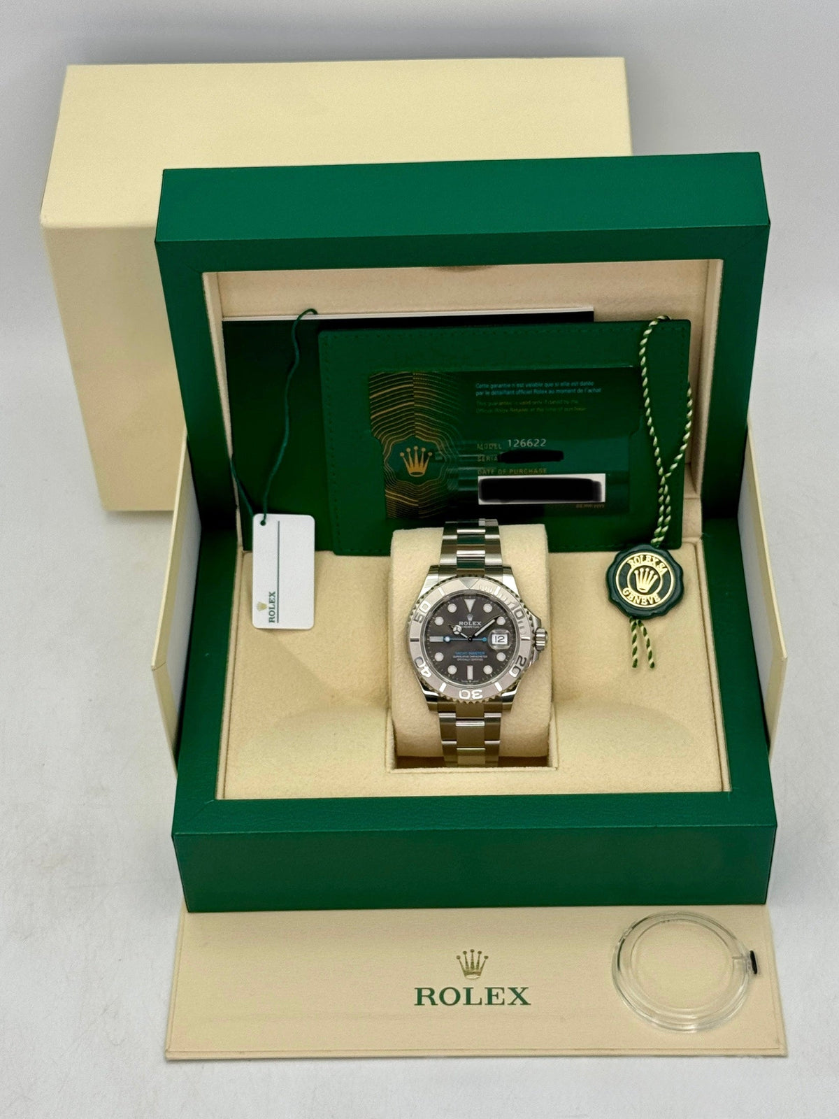 2023 Rolex Yacht-Master 40mm 126622 Stainless Steel Rhodium Dial