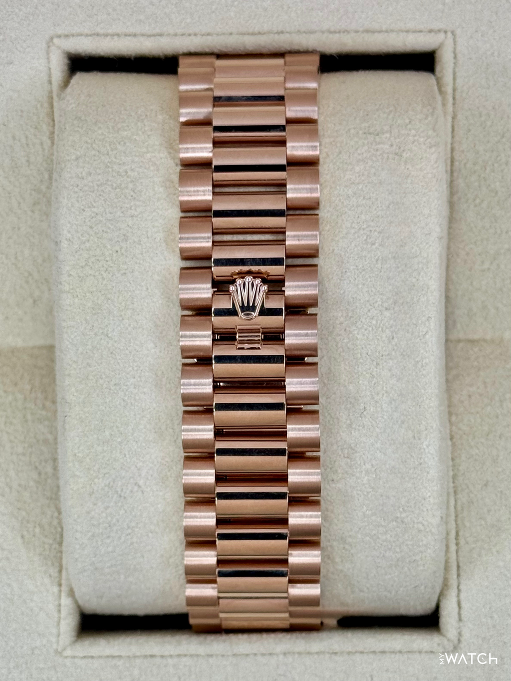 2024 Rolex Day-Date 228235 Presidential Rose Gold White Dial