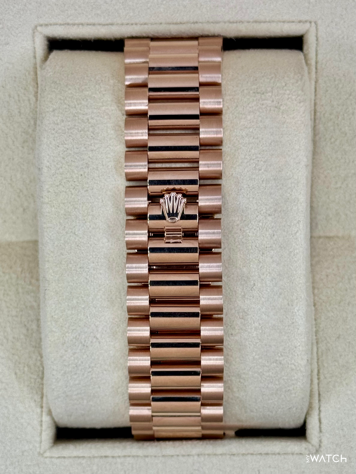 2024 Rolex Day-Date 228235 Presidential Rose Gold White Dial