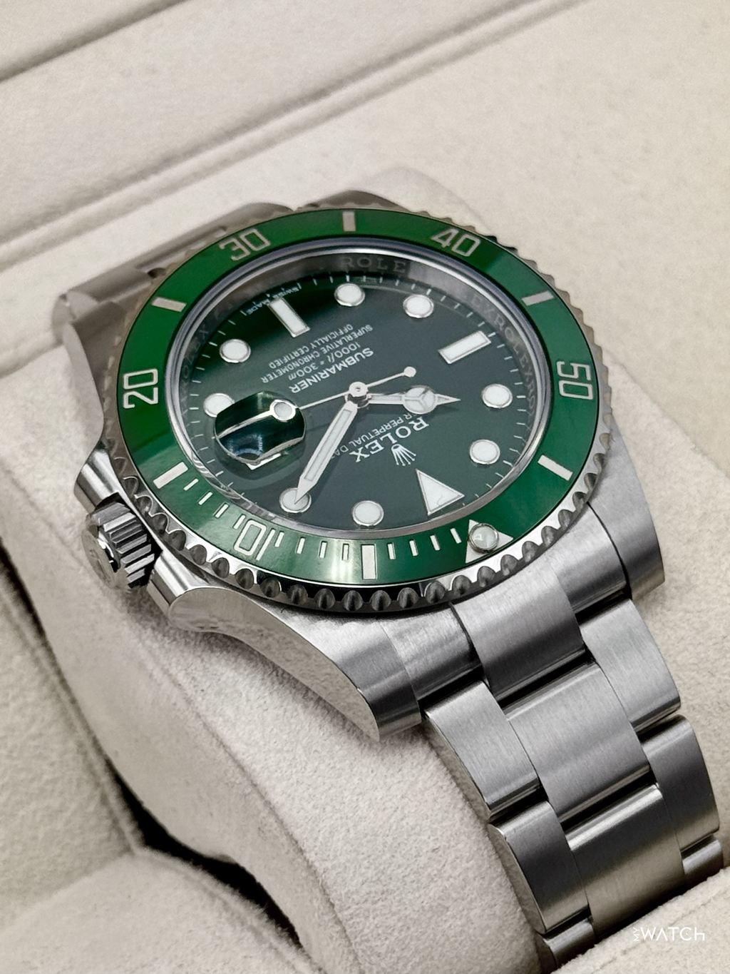 2019 Rolex Submariner “Hulk” 40mm 116610LV Green Dial