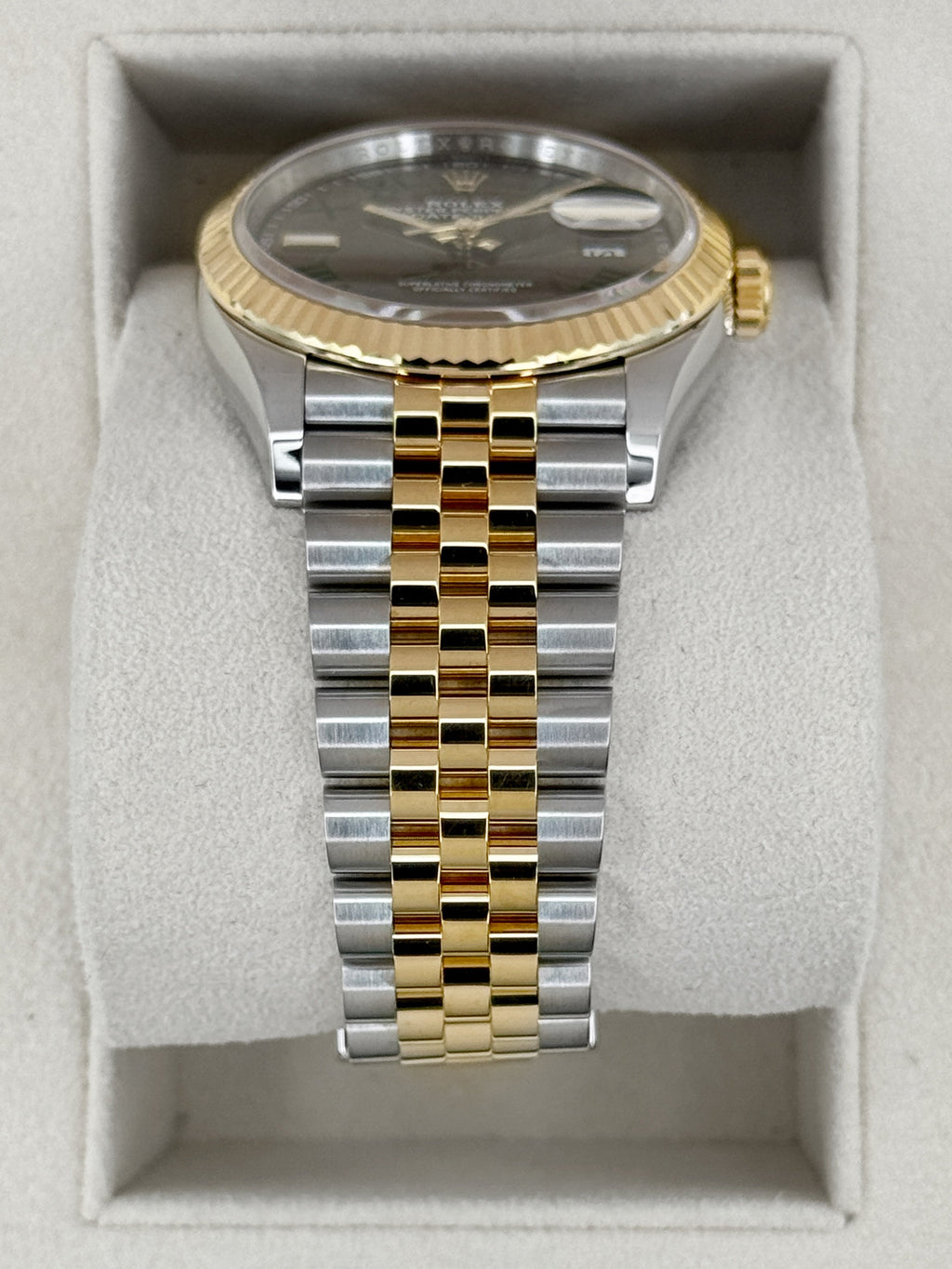 2022 Rolex Datejust 36mm 126233 Two-Tone Jubilee Wimbledon Dial