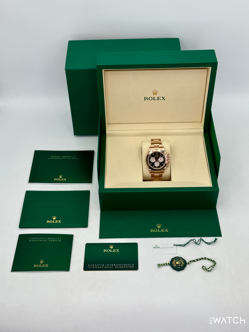 NEW 2025 Rolex Daytona 40mm 126505 Rose Gold Black Dial