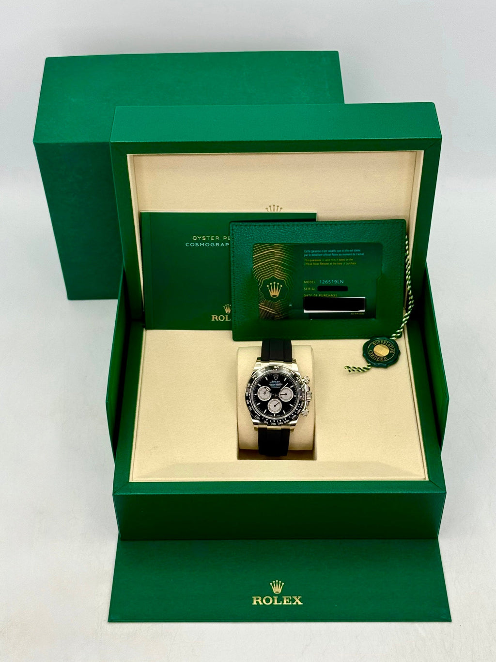 NEW 2026 Rolex Daytona "Baby Le Mans" 40mm 126519LN White Gold Black Dial
