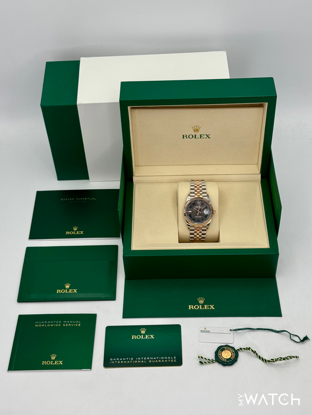 NEW 2026 Rolex Datejust 36mm 126231 Two-Tone Jubilee Wimbledon Dial
