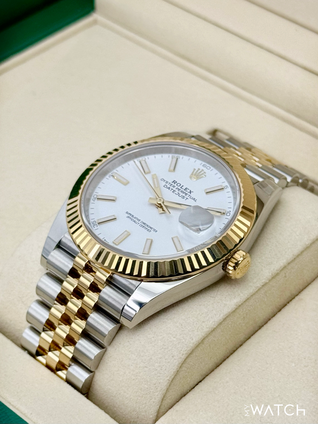 NEW 2026 Rolex Datejust 41mm 126333 Two-Tone Jubilee White Dial