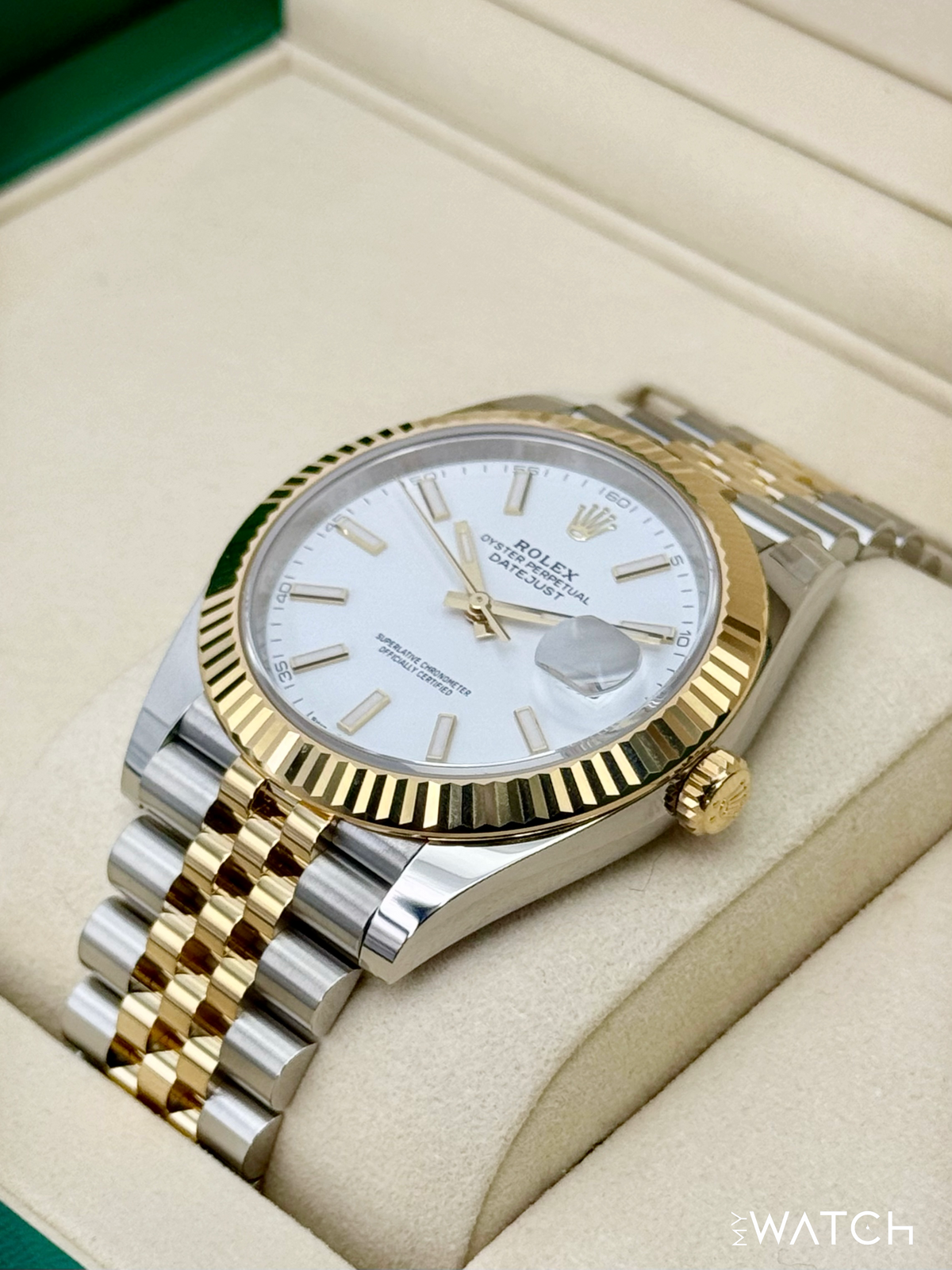 NEW 2026 Rolex Datejust 41mm 126333 Two-Tone Jubilee White Dial