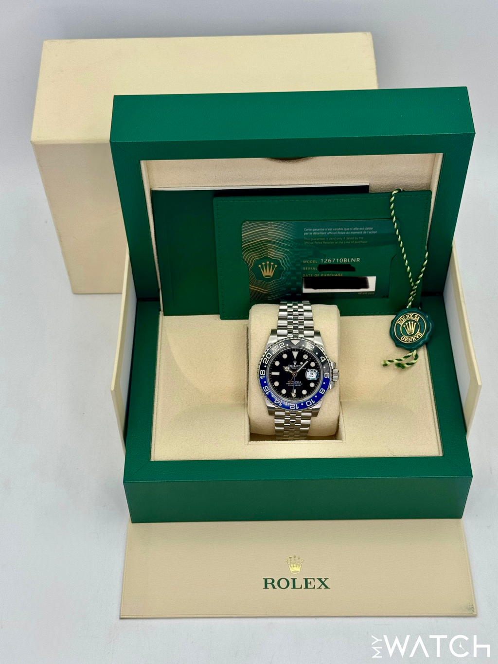 2022 Rolex GMT-Master II "Batgirl" 40mm 126710BLNR Jubilee