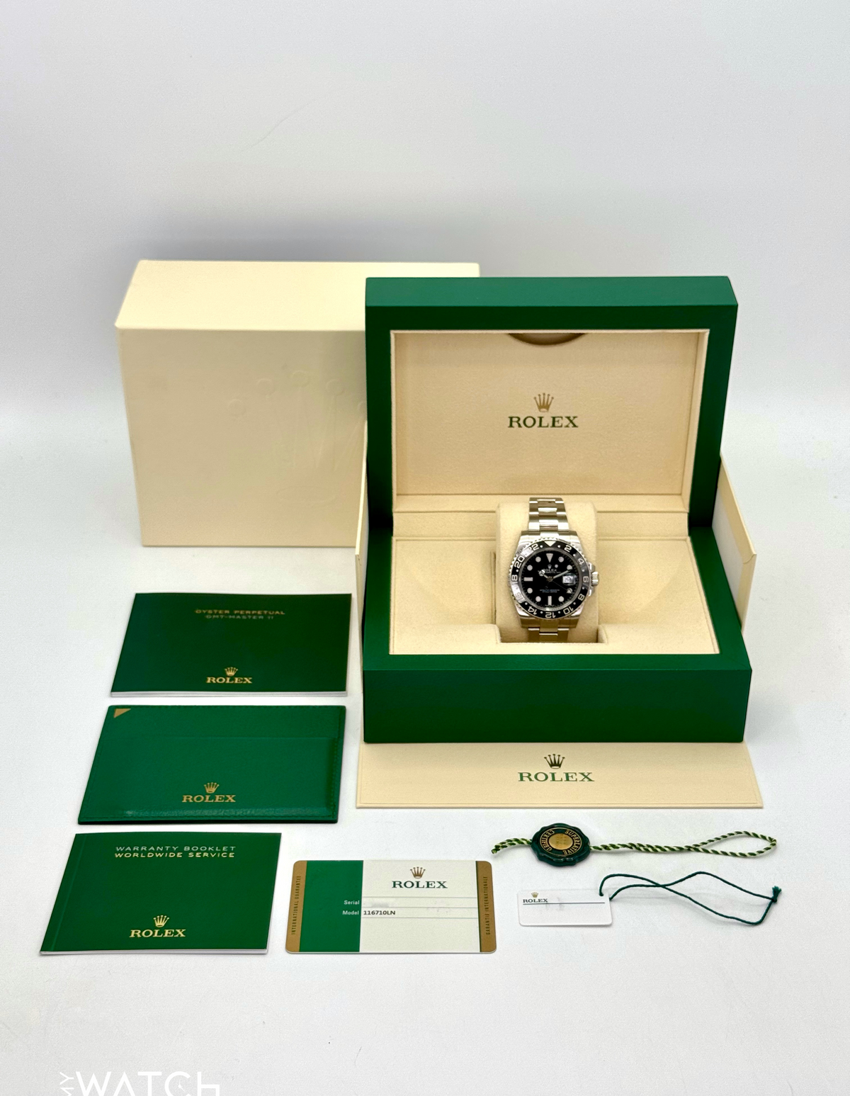 2017 Rolex GMT-Master II 40mm 116710LN Stainless Steel Black Dial