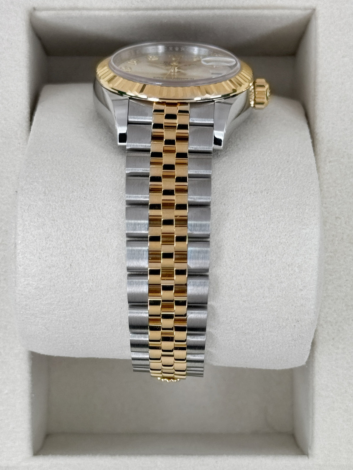 NEW 2026 Rolex Lady Datejust 28mm 279173 Two-Tone Jubilee Silver Diamond Dial