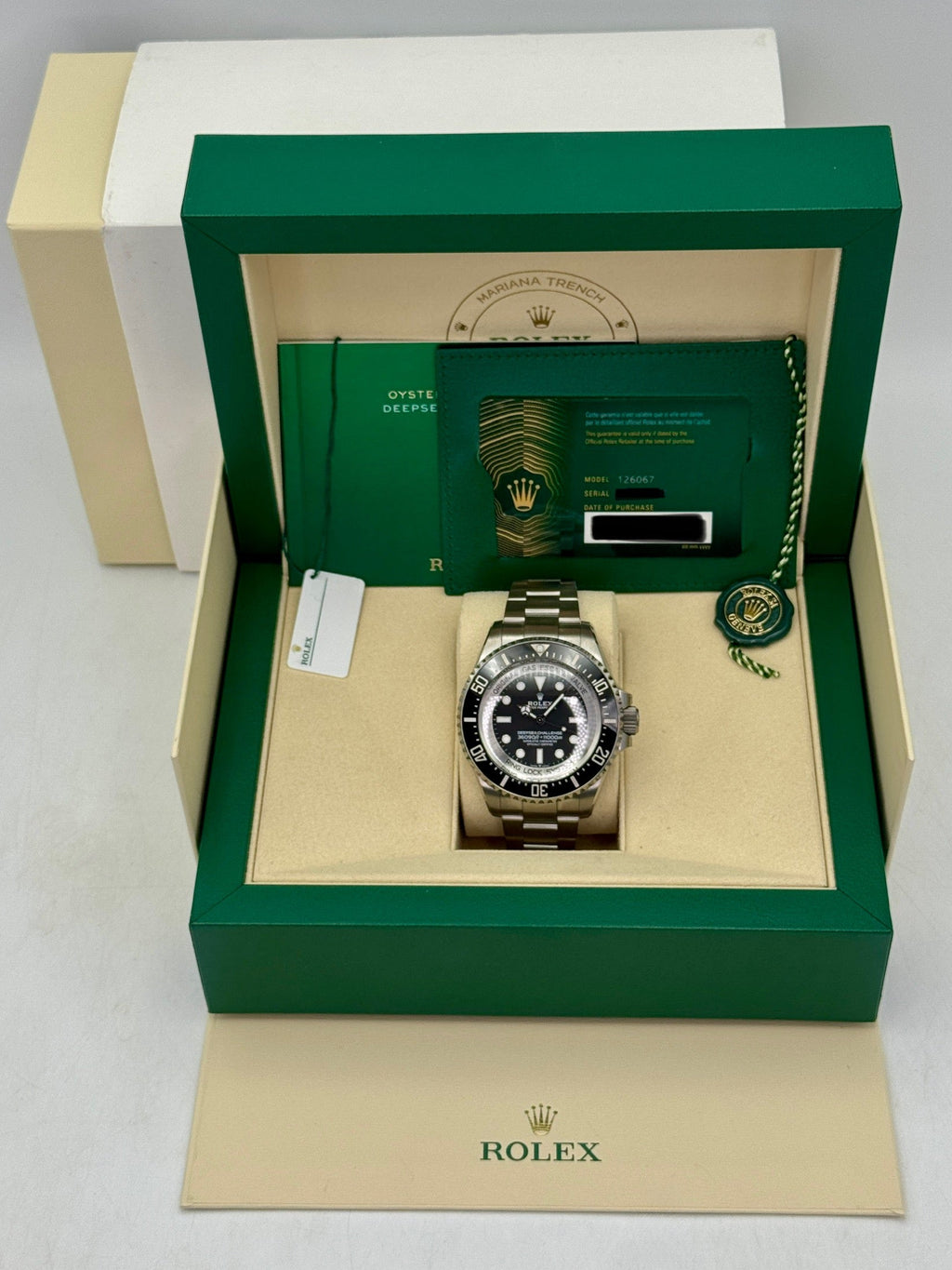 2026 Rolex Deepsea Challenge 50mm 126067 Titanium Black Dial
