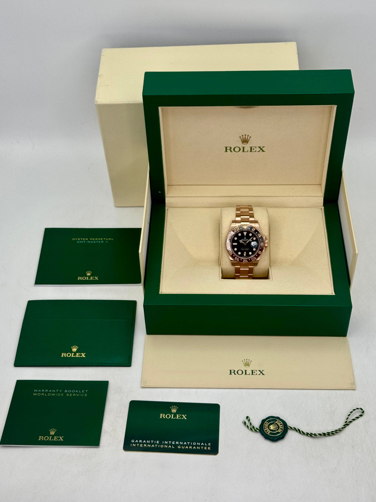 2022 Rolex GMT-Master II "Rootbeer" 40mm 126715CHNR Rose Gold