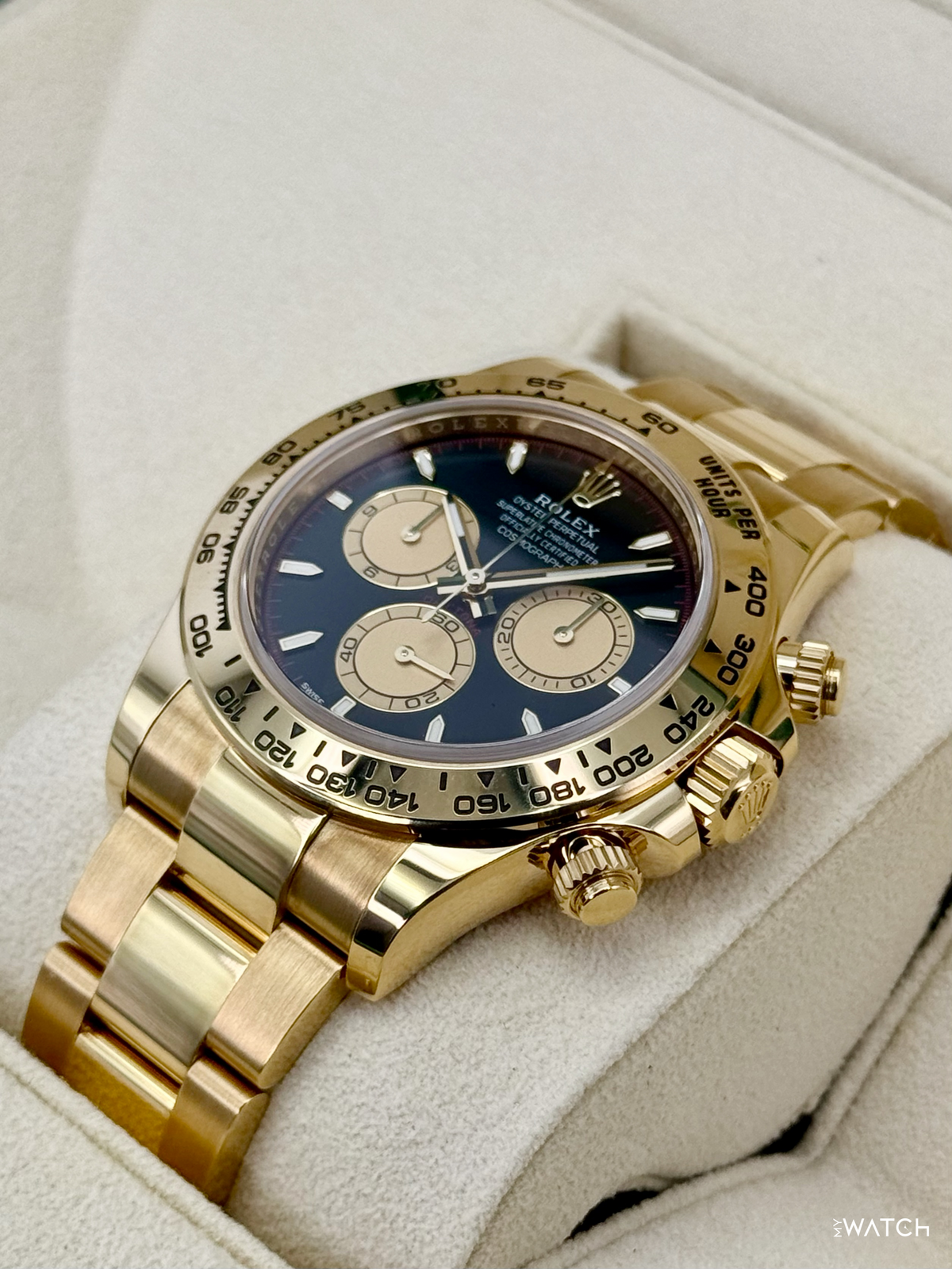 2024 Rolex Daytona "Paul Newman" 40mm 126508 Yellow Gold Black Dial