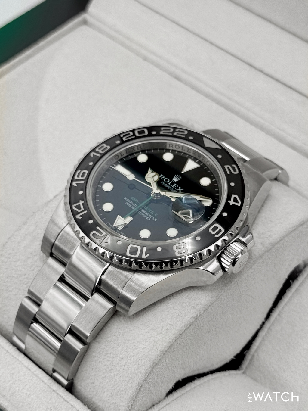 2007 Rolex GMT-Master II 40mm 116710LN Stainless Steel Black Dial