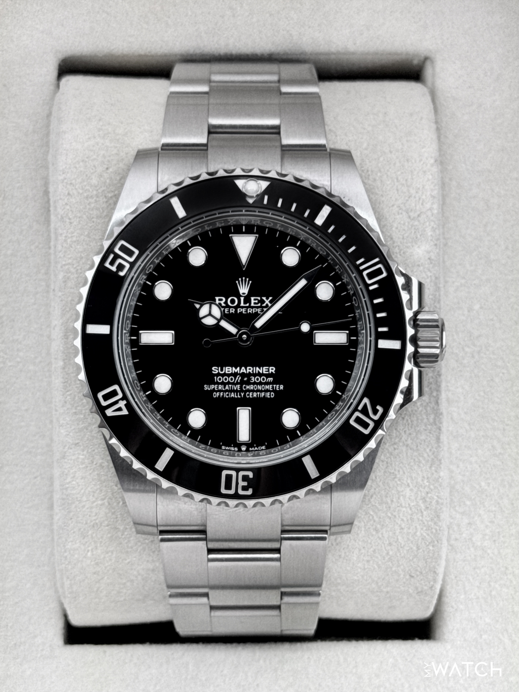 2025 Rolex Submariner 41mm 124060 Stainless Steel Black Dial