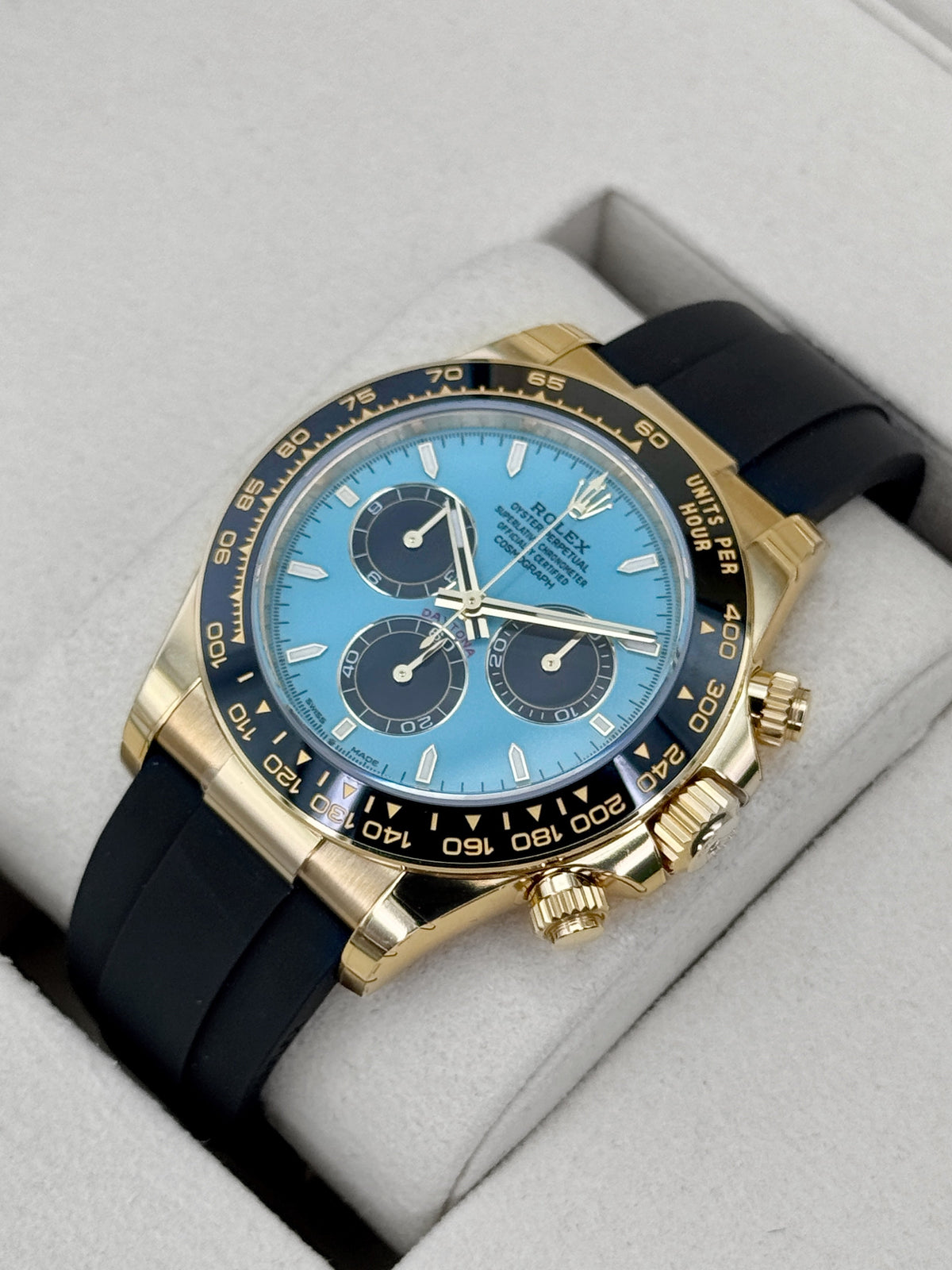 NEW 2026 Rolex Daytona 40mm 126518LN Oysterflex Turquoise Tiffany Blue Dial (NEW CARD STYLE)