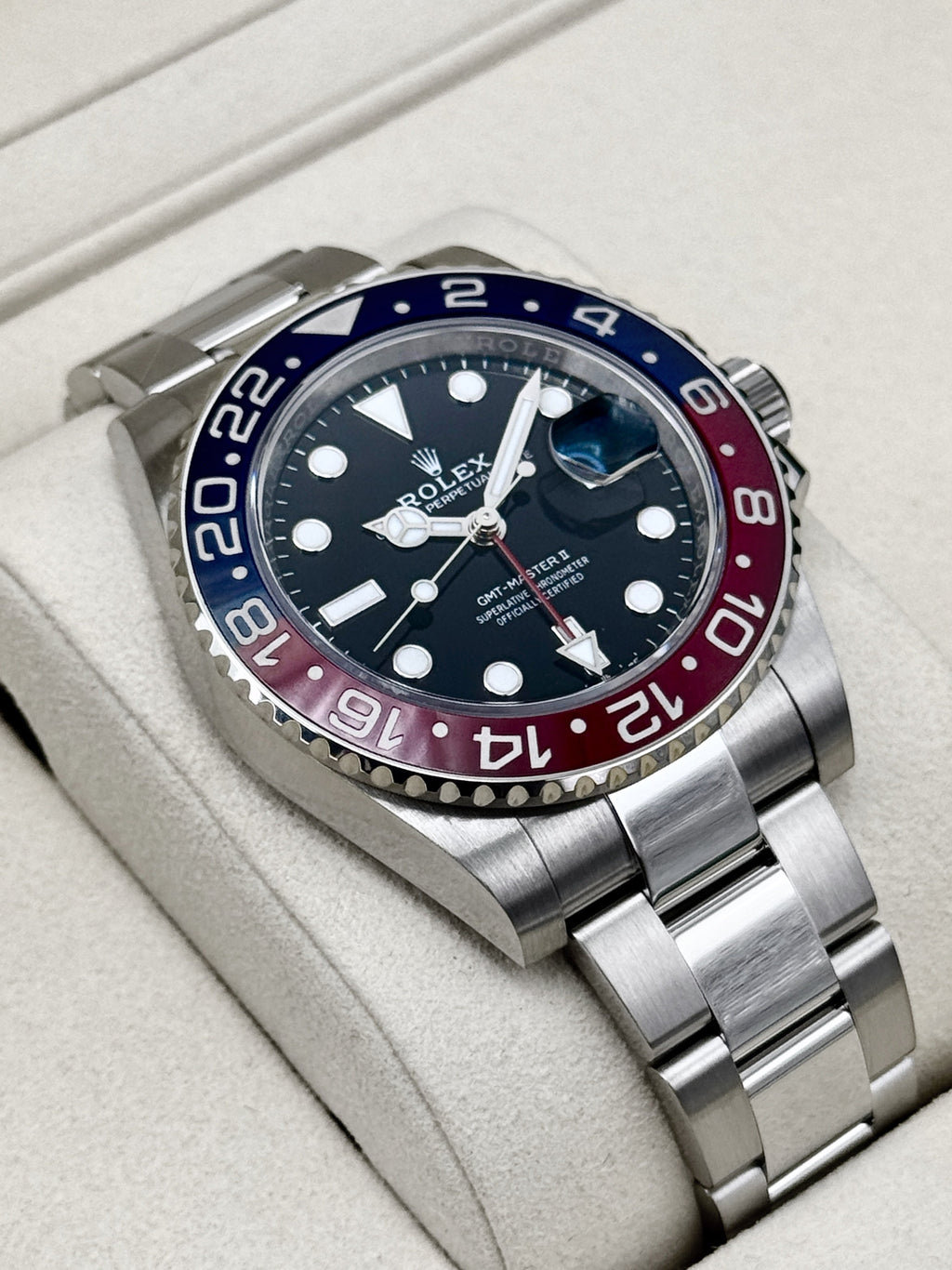 2025 Rolex GMT-Master II "Pepsi" 40mm 126710BLRO Oyster