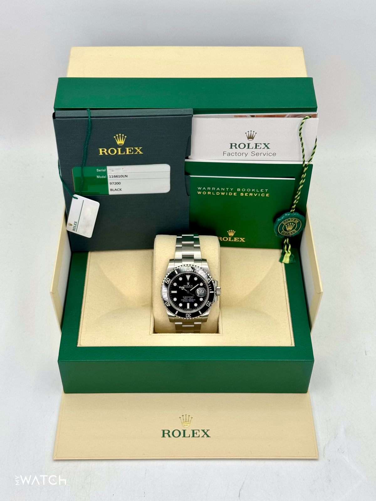 2016 Rolex Submariner 40mm 116610LN Stainless Steel Black Dial