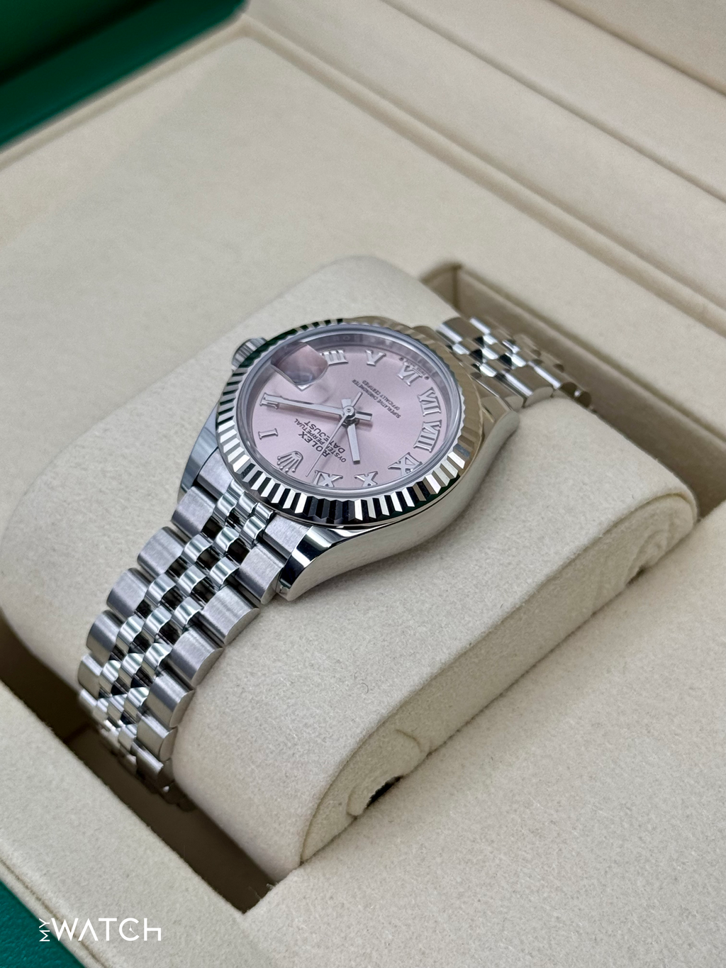 NEW 2025 Rolex Lady Datejust 28mm 279174 Stainless Steel Jubilee Pink Dial