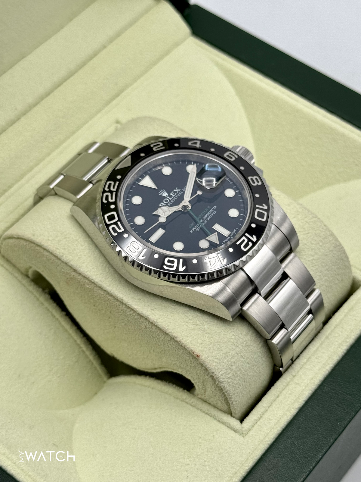2011 Rolex GMT-Master II 40mm 116710LN Stainless Steel Black Dial