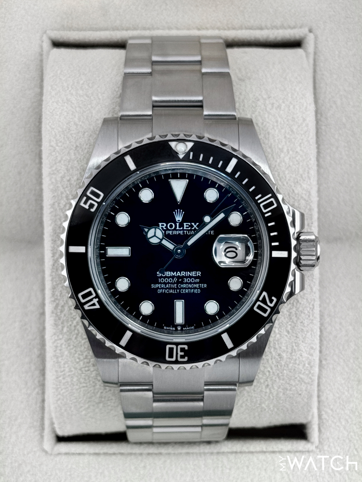 2022 Rolex Submariner 41mm 126610LN Stainless Steel Black Dial