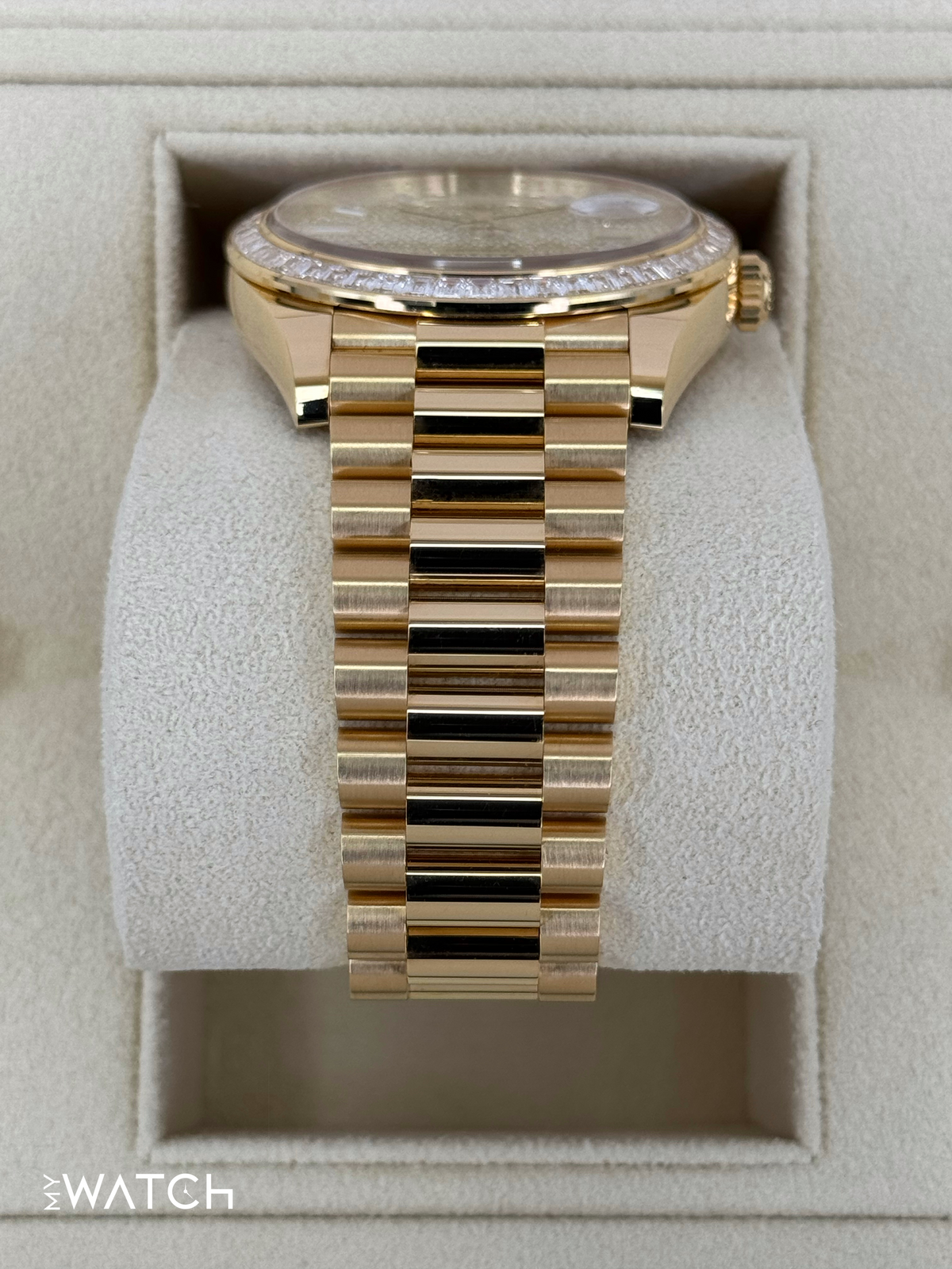 2025 Rolex Day-Date 40mm 228398TBR Diamond Paved Dial