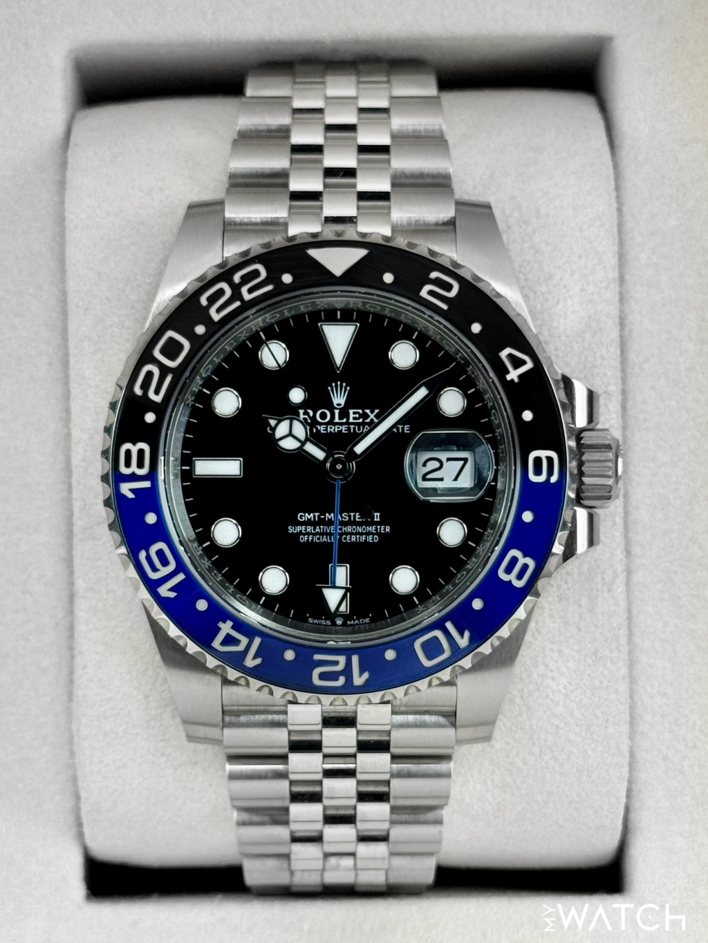 2025 Rolex GMT-Master II "Batgirl" 40mm 126710BLNR Jubilee