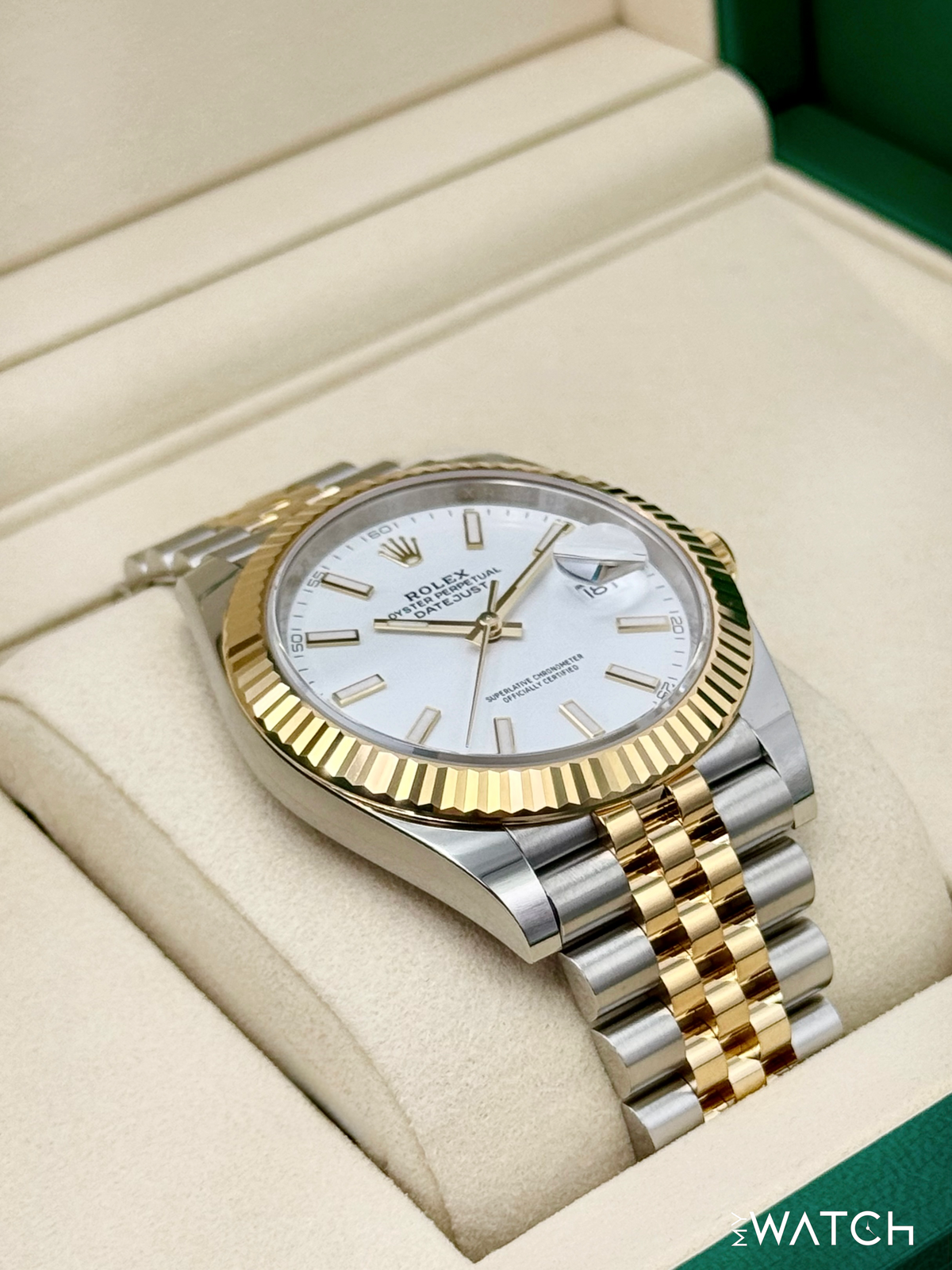 NEW 2026 Rolex Datejust 41mm 126333 Two-Tone Jubilee White Dial