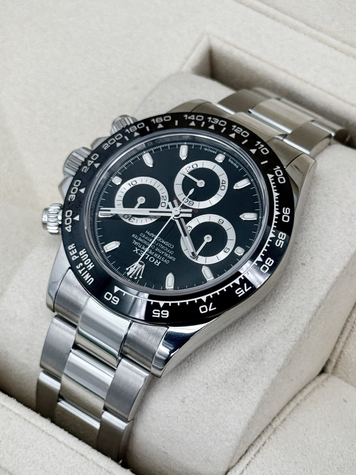 2023 Rolex Daytona 40mm 116500LN Stainless Steel Black Dial