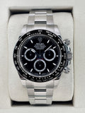NEW 2025 Rolex Daytona 40mm 126500LN Stainless Steel Black Dial