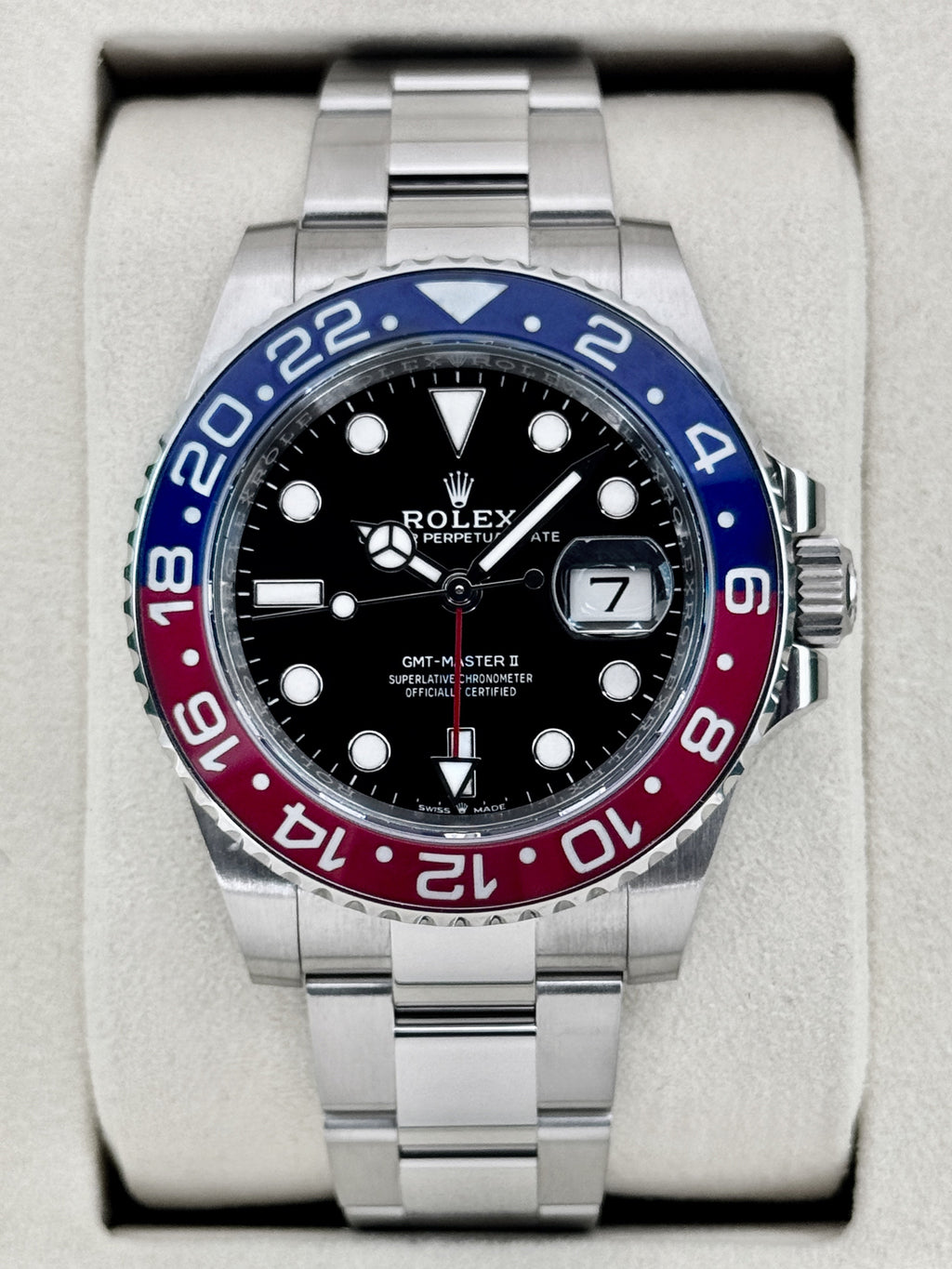 2025 Rolex GMT-Master II "Pepsi" 40mm 126710BLRO Oyster