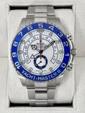 2022 Rolex Yacht-Master II 44mm 116680 Stainless Steel White Dial