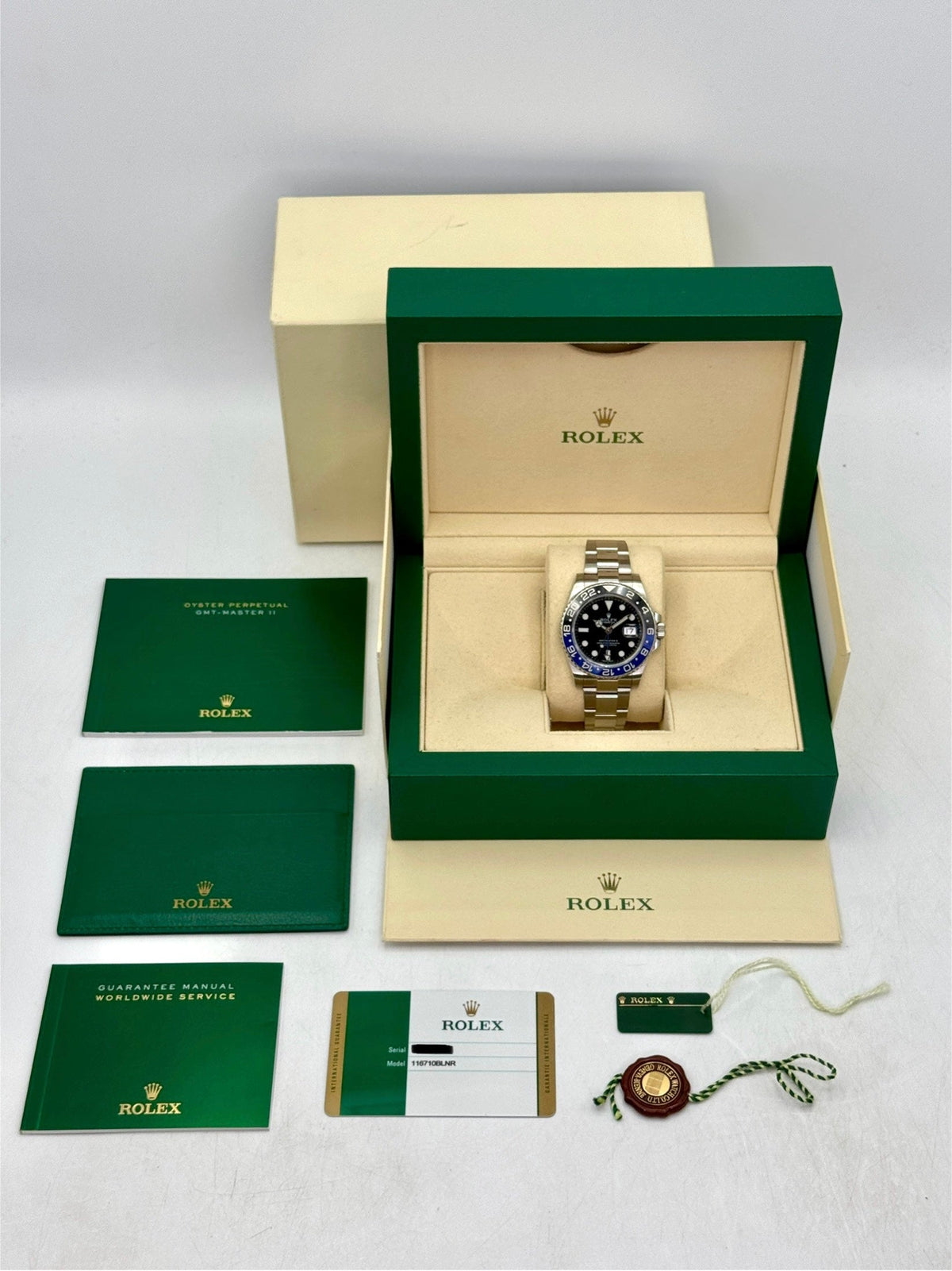 2014 Rolex GMT-Master II Batman 40mm 116710BLNR Oyster