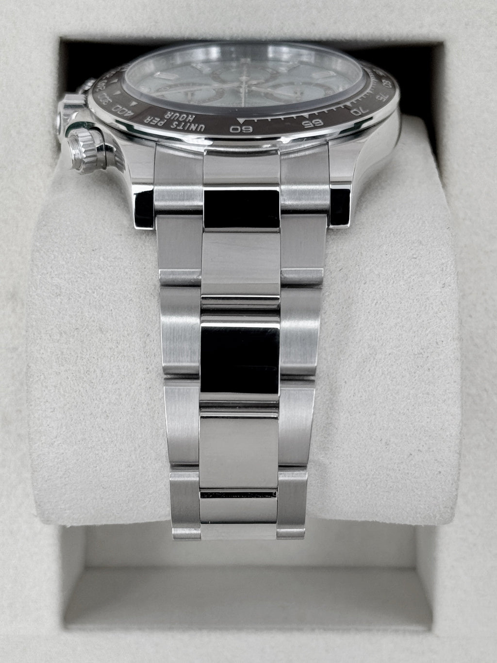 NEW 2025 Rolex Daytona 40mm 126506 Platinum Ice-Blue Diamond Baguette Dial