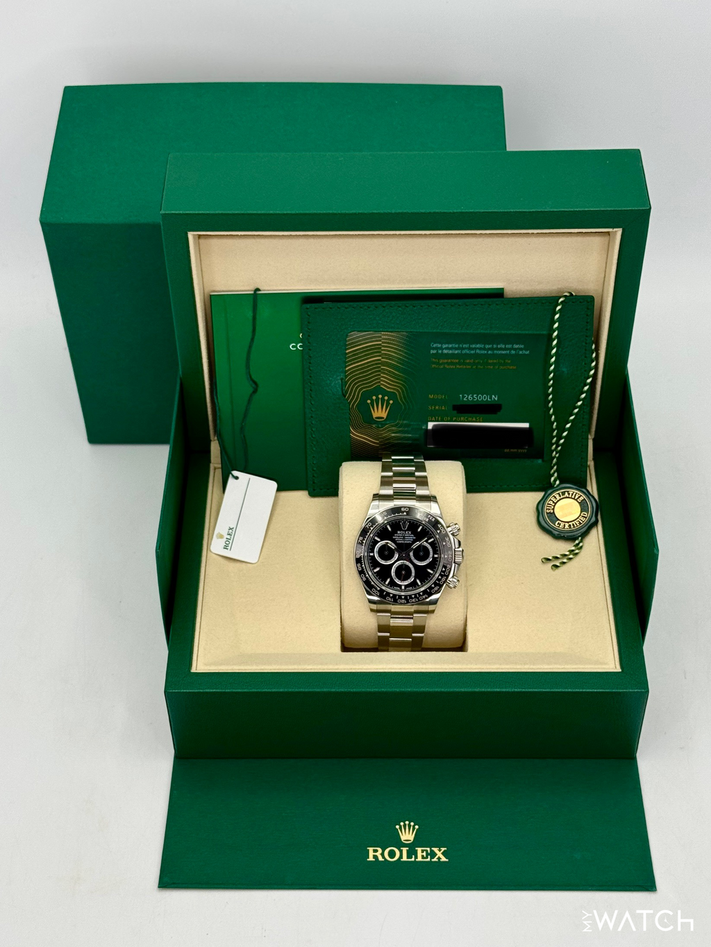 2025 Rolex Daytona 40mm 126500LN Stainless Steel Black Dial