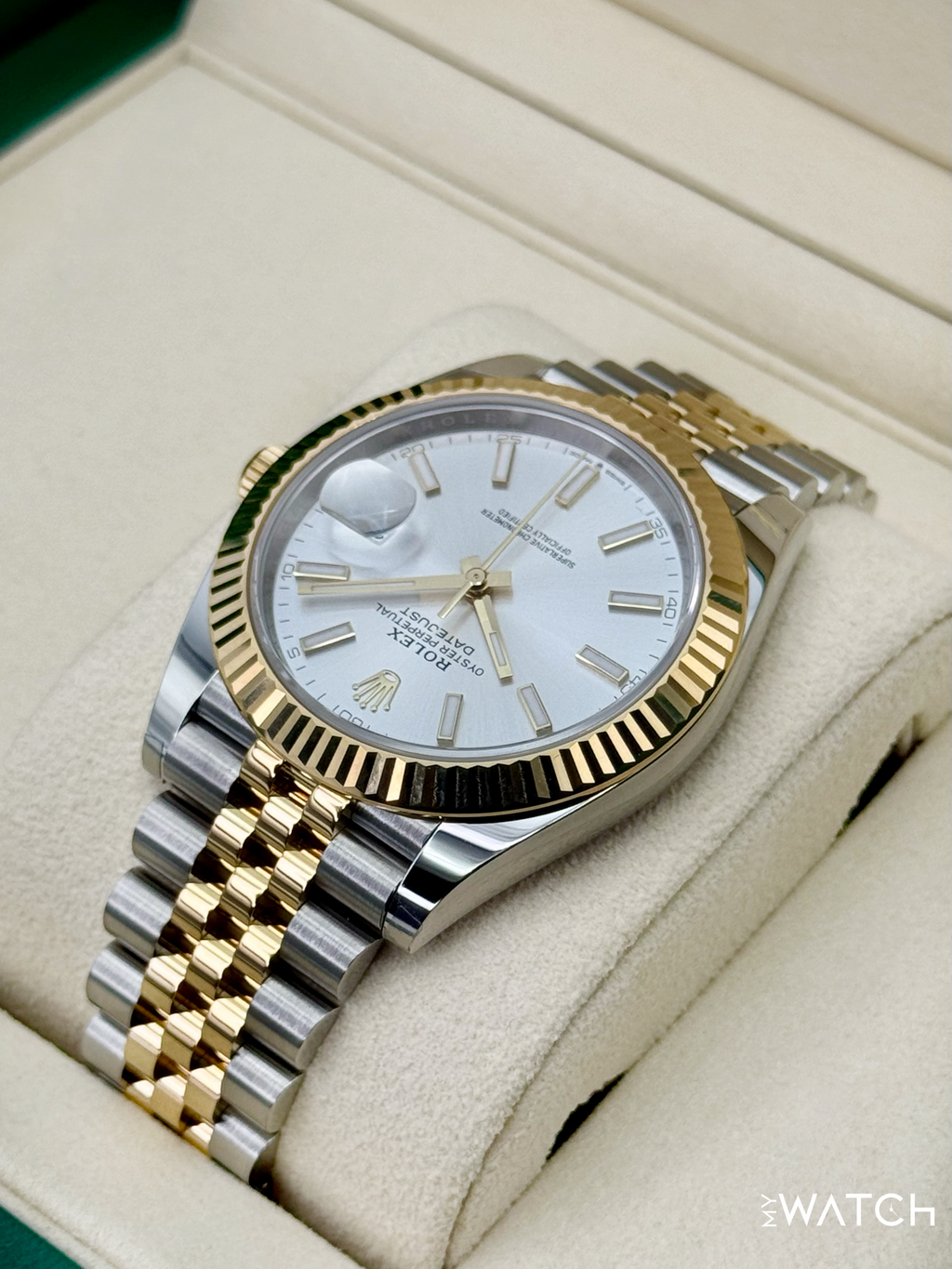 NEW 2025 Rolex Datejust 41mm 126333 Two-Tone Jubilee Silver Dial (STICKERED)