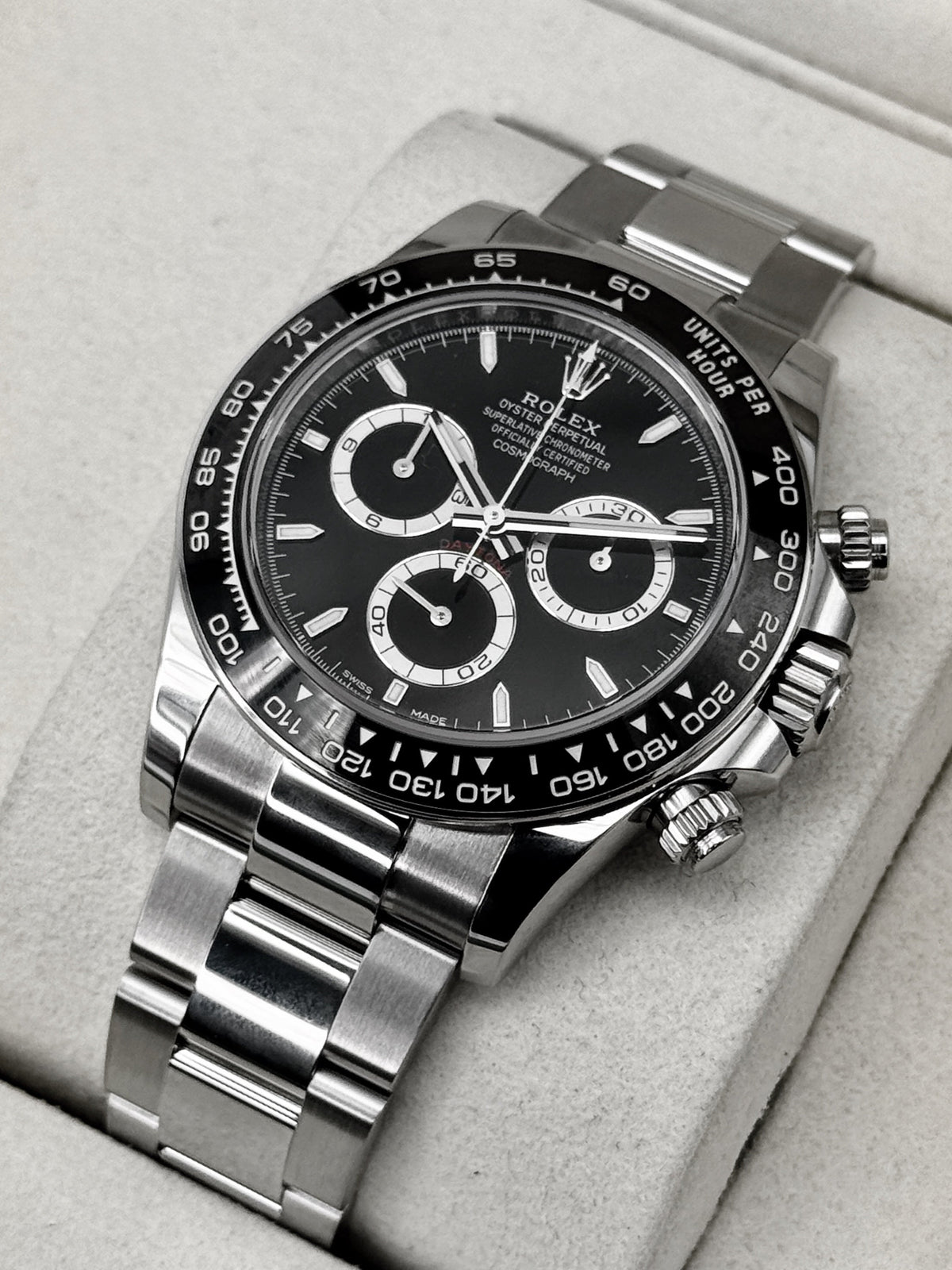 2026 Rolex Daytona 40mm 126500LN Stainless Steel Black Dial