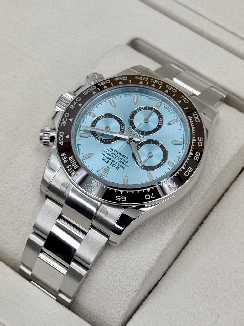 NEW 2026 Rolex Daytona 40mm 126506 Platinum Ice Blue Dial (STICKERED)