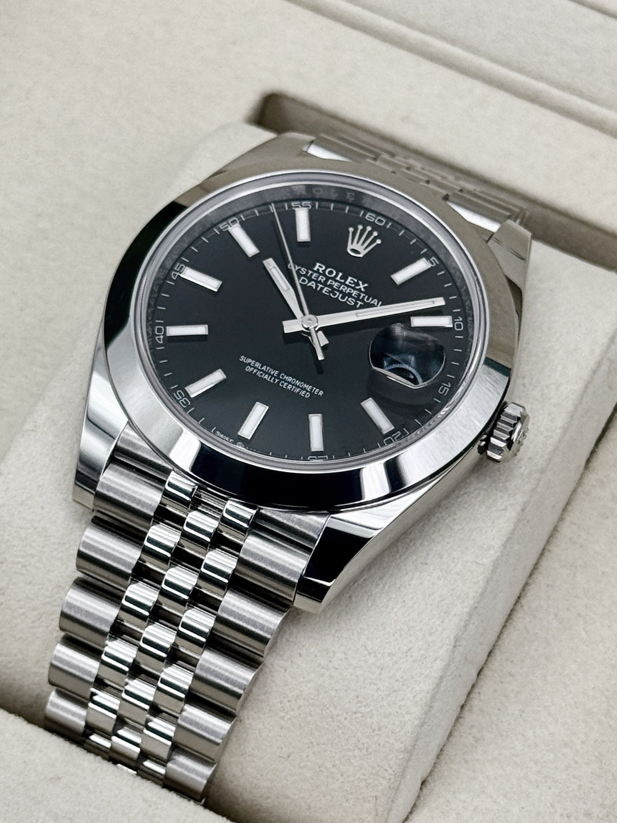 NEW 2026 Rolex Datejust 41mm 126300 Stainless Steel Jubilee Black Dial