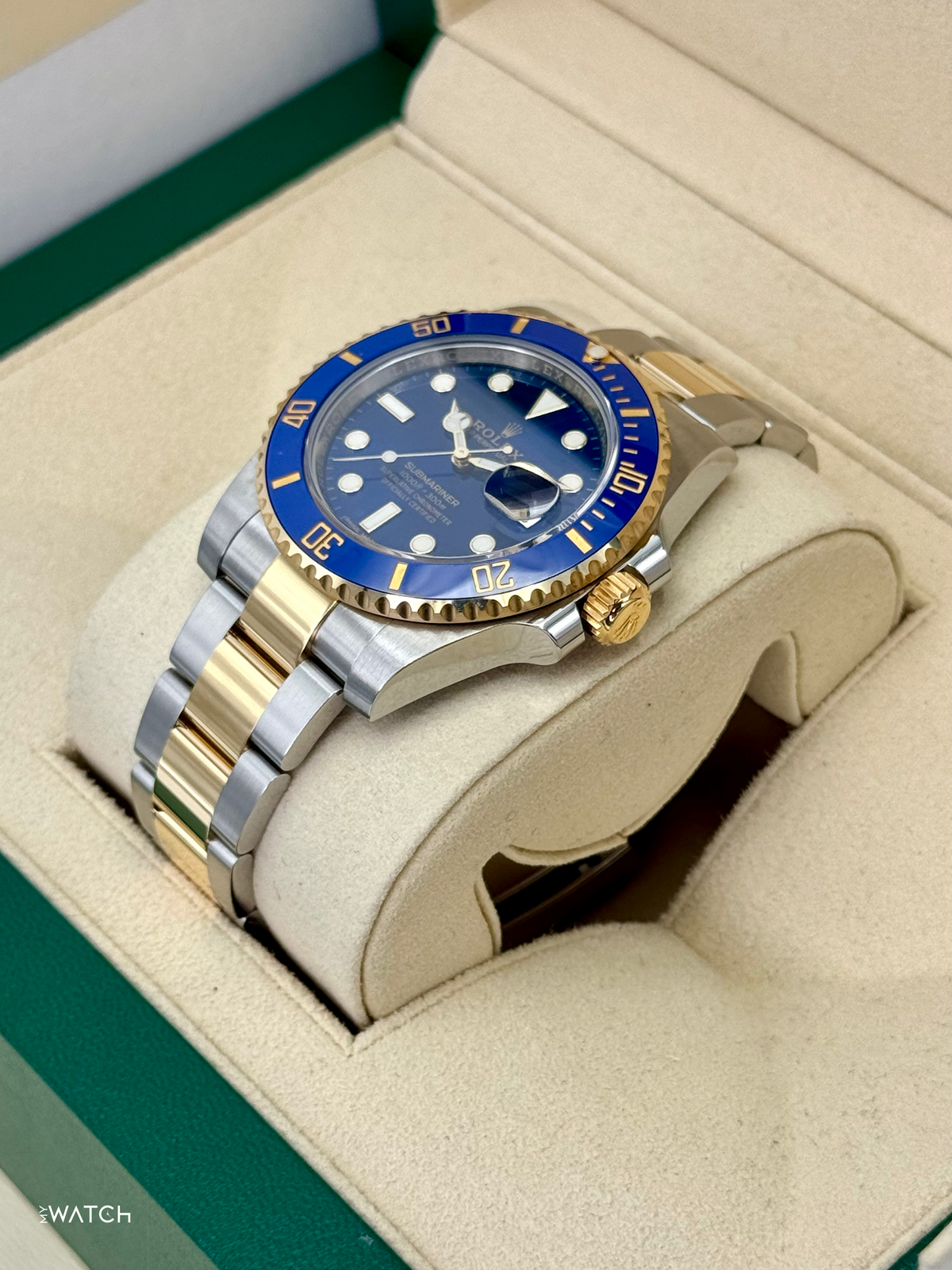 2017 Rolex Submariner "Bluesy" 40mm 116613LB Two-Tone Blue Dial