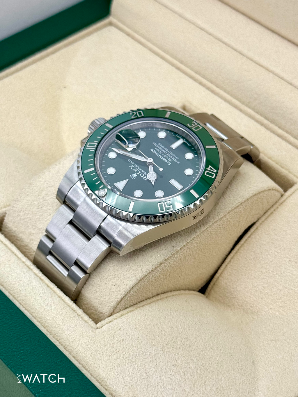 NEW OLD STOCK 2020 Rolex Submariner “Hulk” 40mm 116610LV Green Dial (STICKERED)