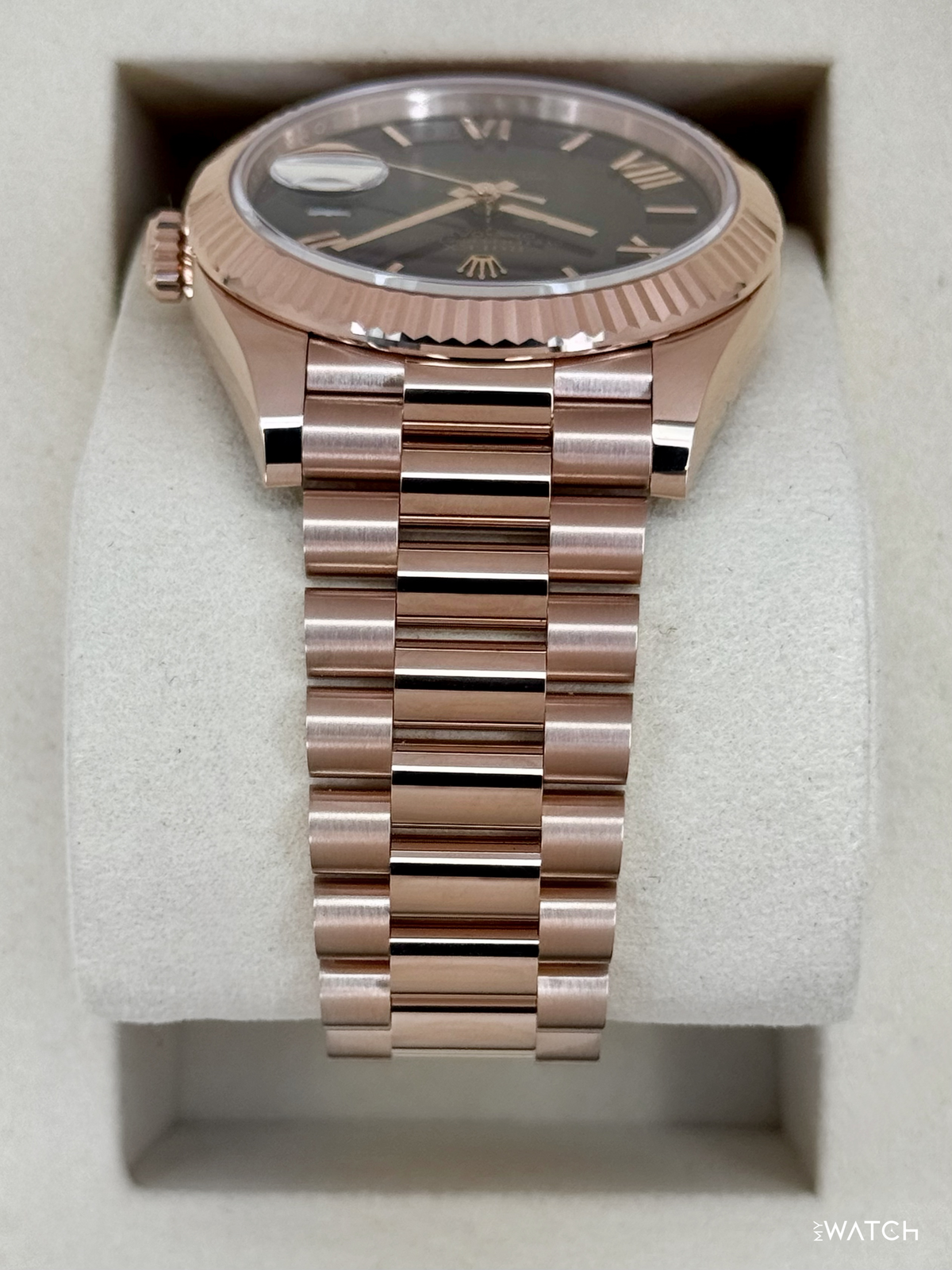 NEW 2026 Rolex Day-Date 40mm 228235 Presidential Slate Ombre Dial