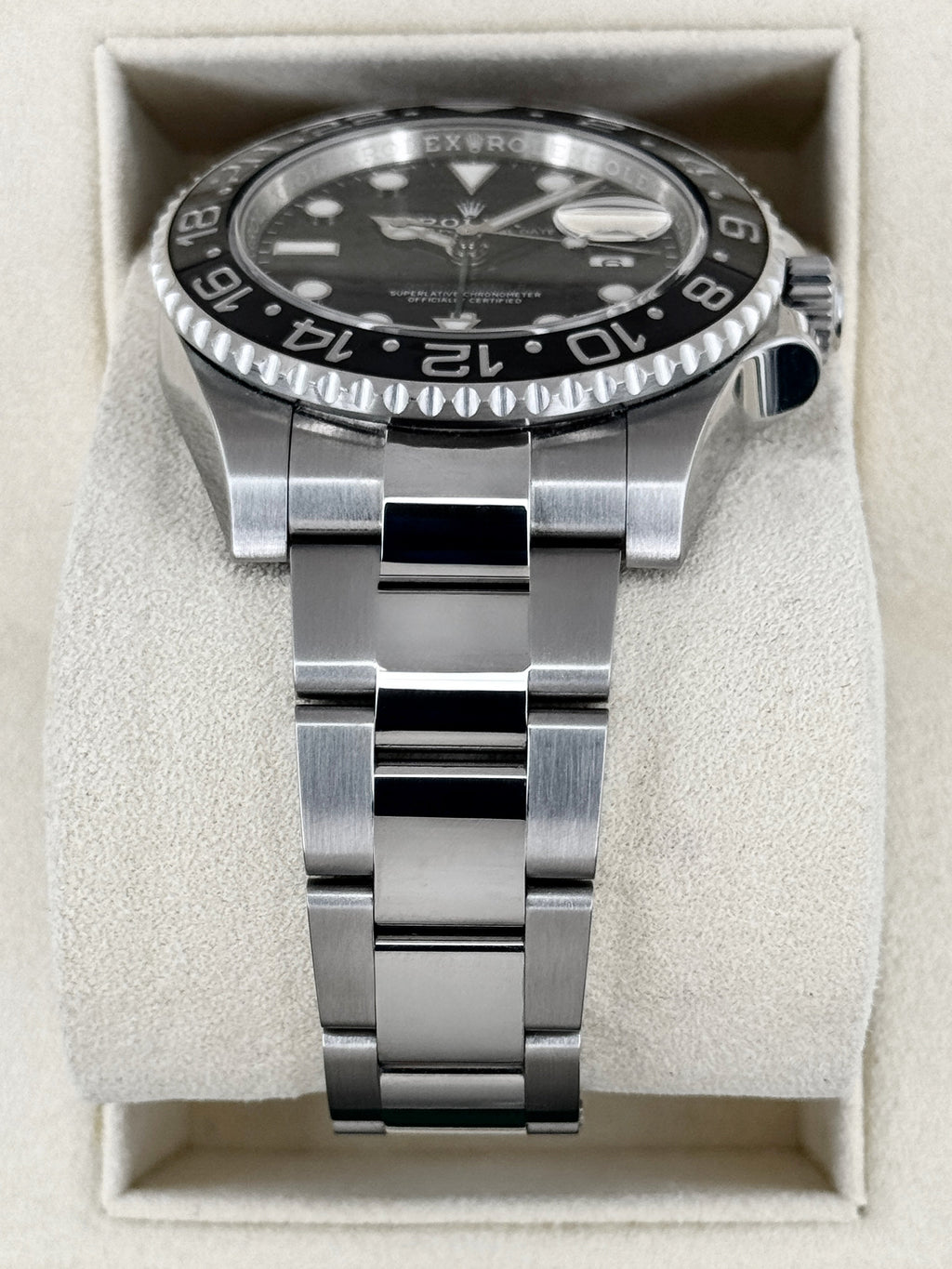 2018 Rolex GMT-Master II 40mm 116710LN Stainless Steel Black Dial