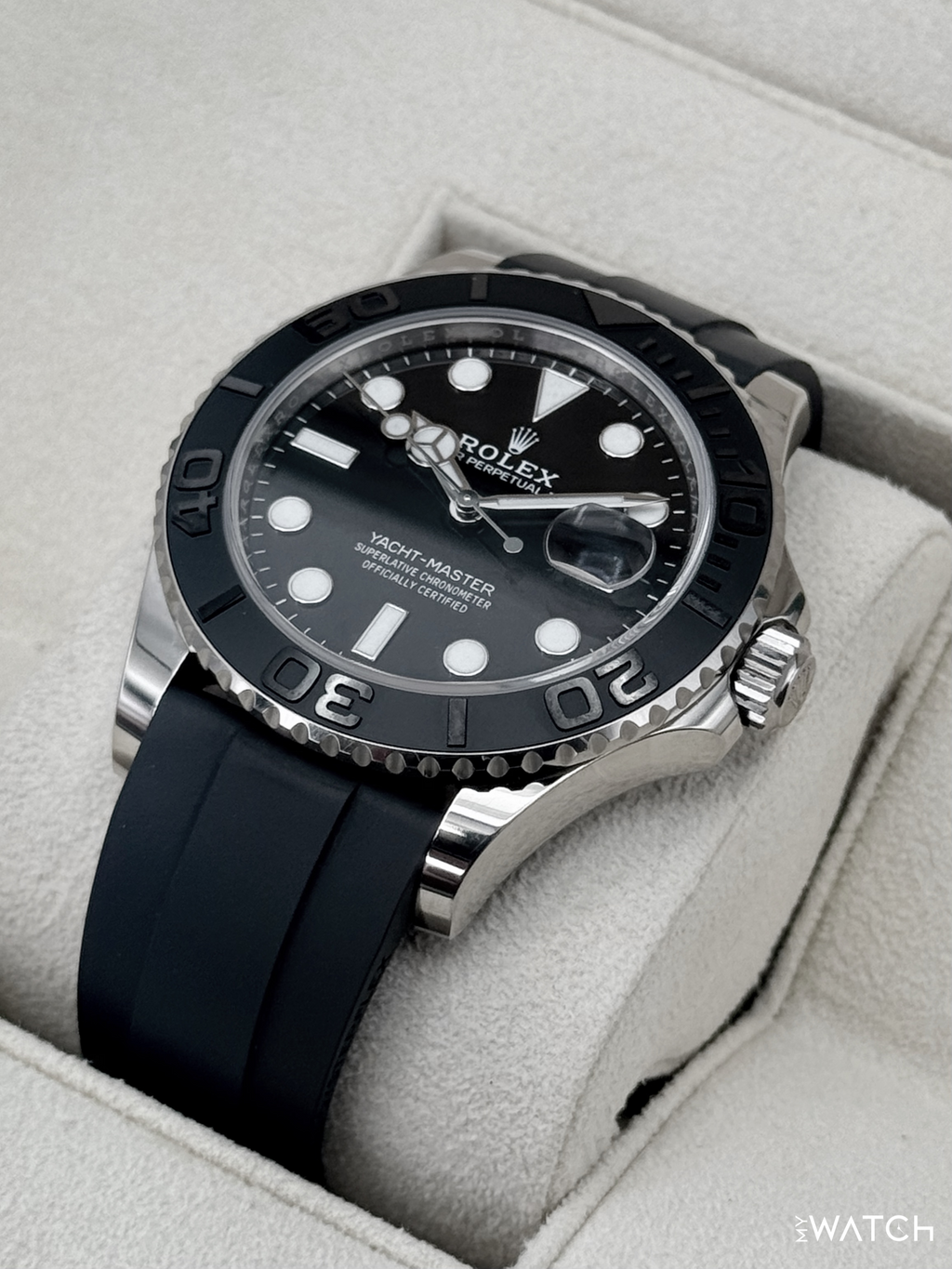 2024 Rolex Yacht-Master 42mm 226659 White Gold Oysterflex Black Dial