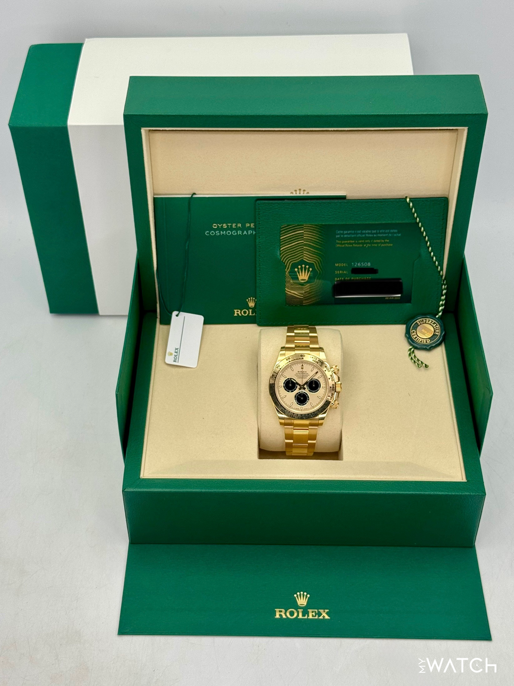 NEW 2026 Rolex Daytona 40mm 126508 18K Yellow Gold Champagne "Pikachu" Dial (STICKERED)