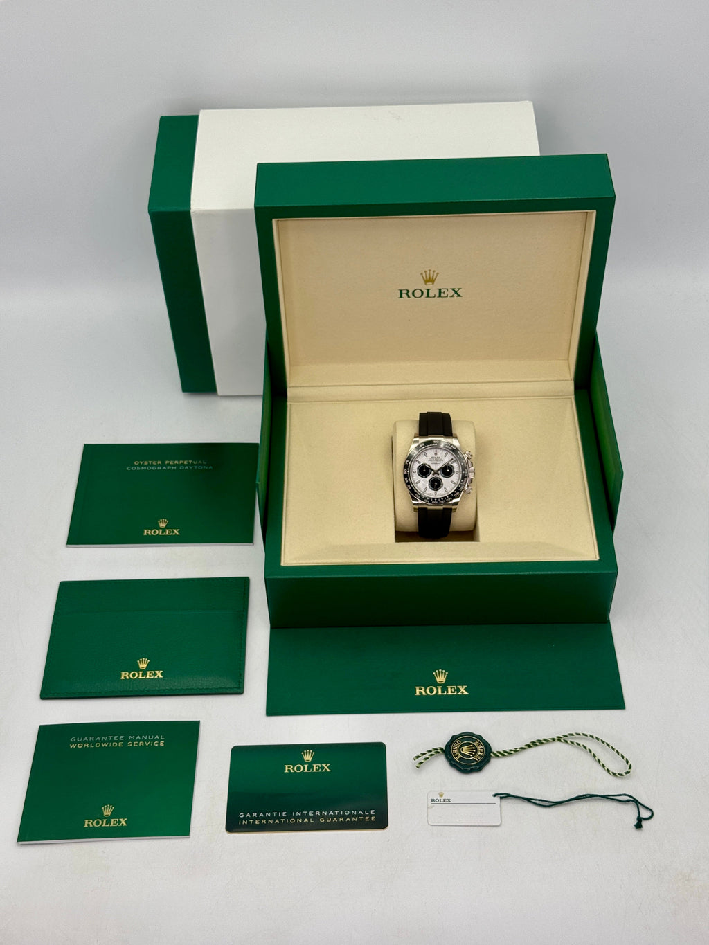 NEW 2026 Rolex Daytona 40mm 126519LN White Gold Oysterflex Meteorite Dial