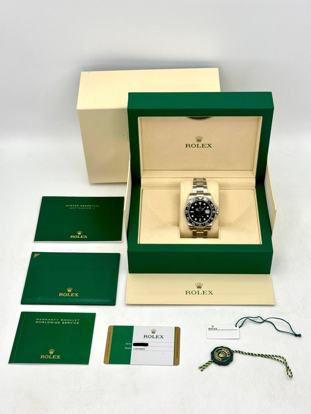 2018 Rolex GMT-Master II 40mm 116710LN Stainless Steel Black Dial