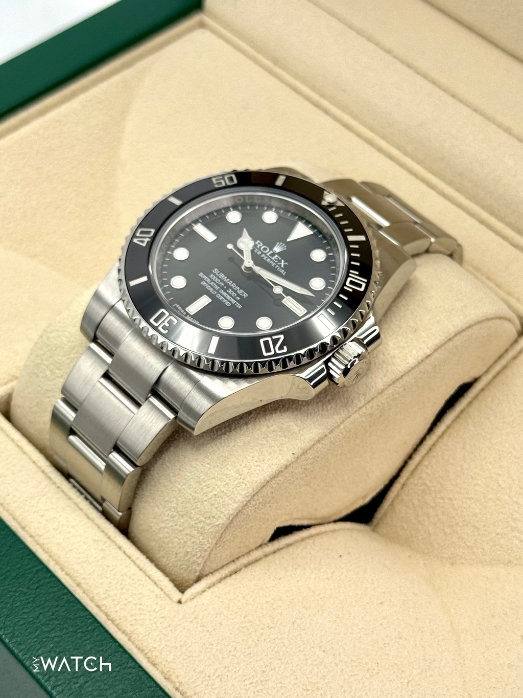 2015 Rolex Submariner 40mm 114060 Stainless Steel Black Dial