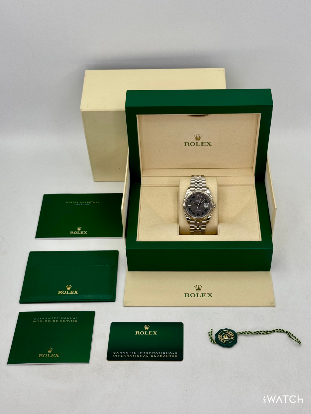 2024 Rolex Datejust 41mm 126334 Jubilee Wimbledon Dial