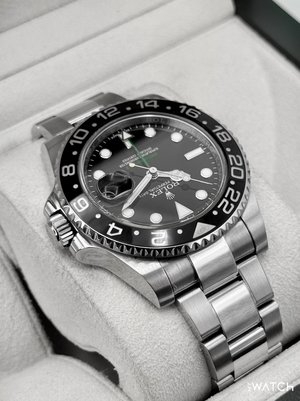 2016 Rolex GMT-Master II 40mm 116710LN Stainless Steel Black Dial
