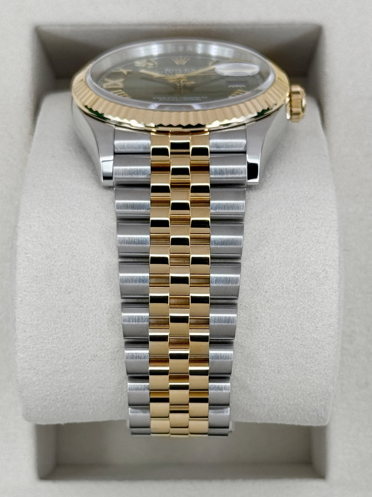 NEW 2026 Rolex Datejust 36mm 126233 Two-Tone Jubilee Green Diamond Dial